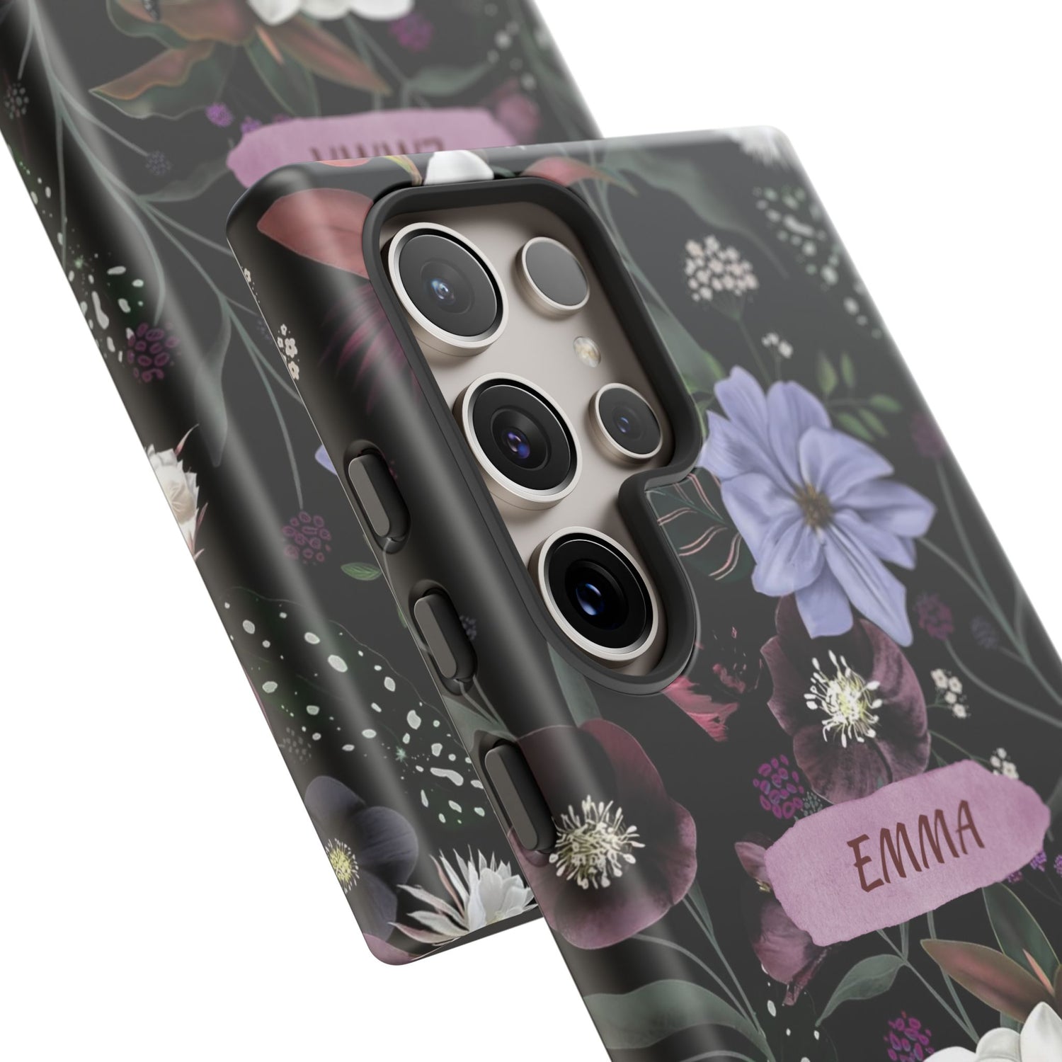 Phone Cases, Personalised Floral Pattern Ultra Plus Pro Cover, iPhone 16, 15, 14, 13+, Samsung Galaxy S23, S22, Custom Case