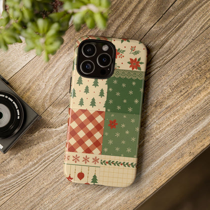 Festive Phone Cases, Luxury Black and Gold Design for Christmas Gift, Holiday Decor, Tough Case, Winter Celebration, Elegant iPhone Cover
