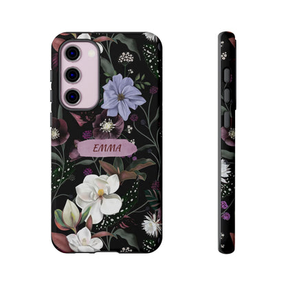 Phone Cases, Personalised Floral Pattern Ultra Plus Pro Cover, iPhone 16, 15, 14, 13+, Samsung Galaxy S23, S22, Custom Case