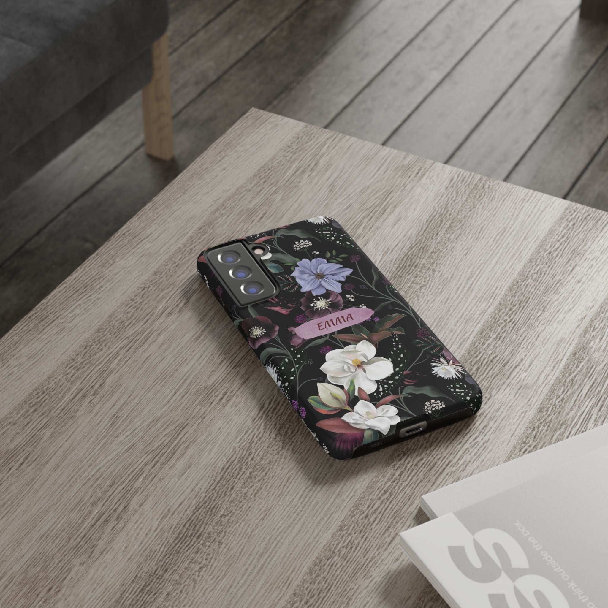 Phone Cases, Personalised Floral Pattern Ultra Plus Pro Cover, iPhone 16, 15, 14, 13+, Samsung Galaxy S23, S22, Custom Case