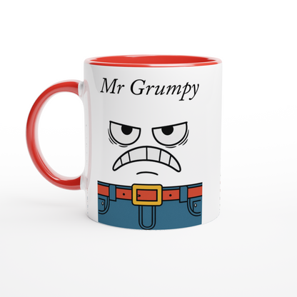 Mr Grumpy Mug – Funny Ceramic Coffee Cup – Gift for Coffee Lovers – Dishwasher &amp; Microwave Safe