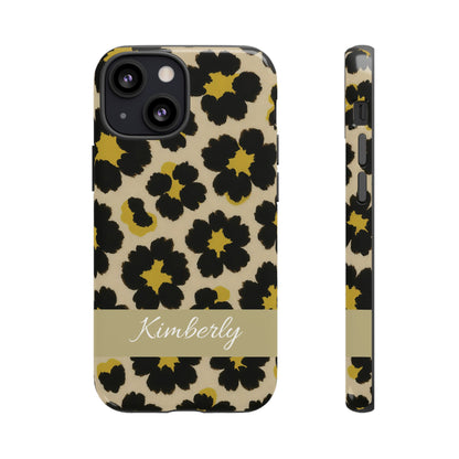 Neon Safari Bloom Phone Case - Tough Protective Cover for iPhone, Samsung &amp; Google Pixel iPhone 13 Mini Glossy