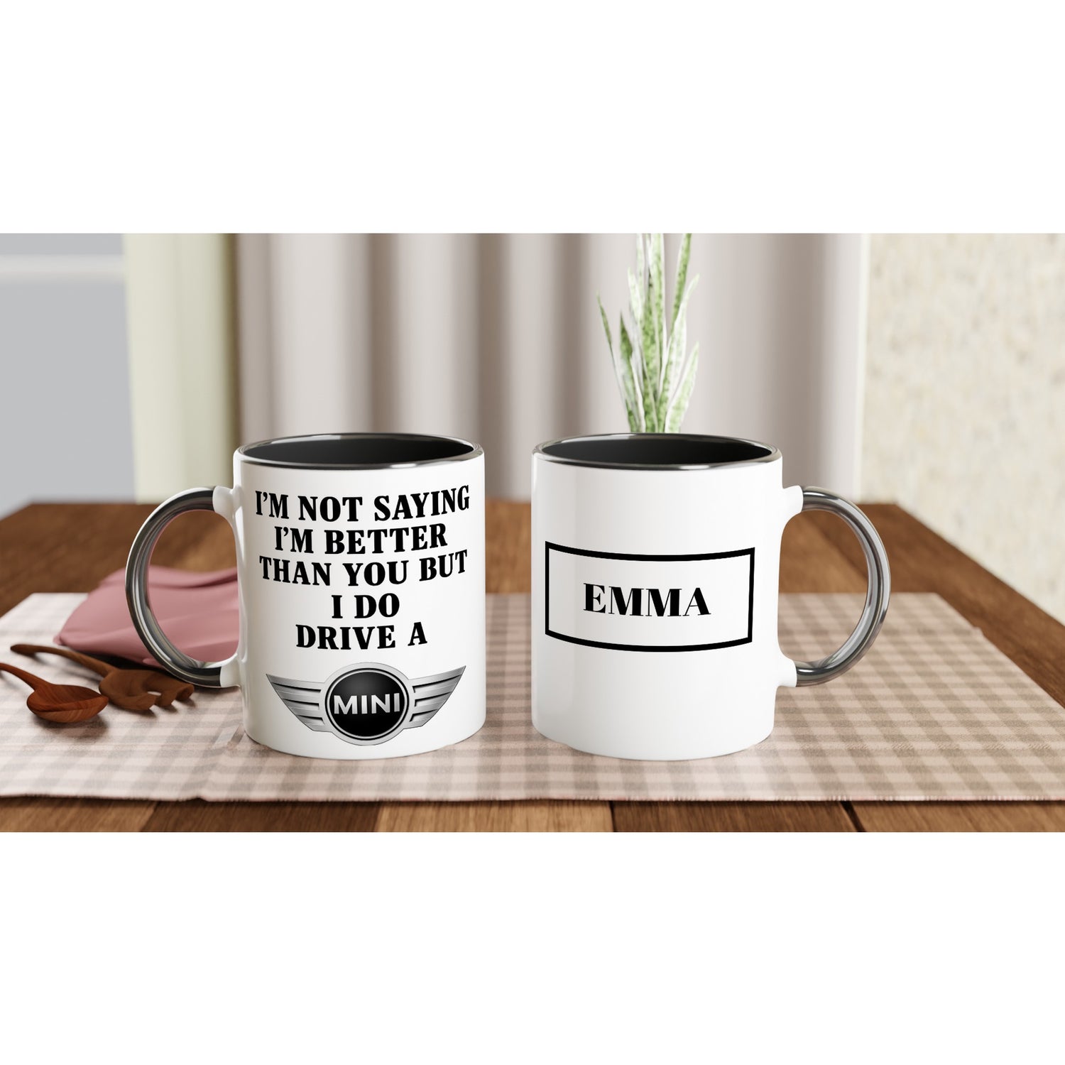 Personalized Mini Cooper Countryman Mug - 11oz Car Lover Gift in Multiple Colors