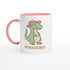 Mamasaurus Mug - Cute Dinosaur Coffee Cup - Perfect Gift for Moms Ceramic Pink