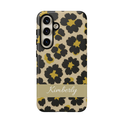 Neon Safari Bloom Phone Case - Tough Protective Cover for iPhone, Samsung &amp; Google Pixel Samsung Galaxy S24 Matte