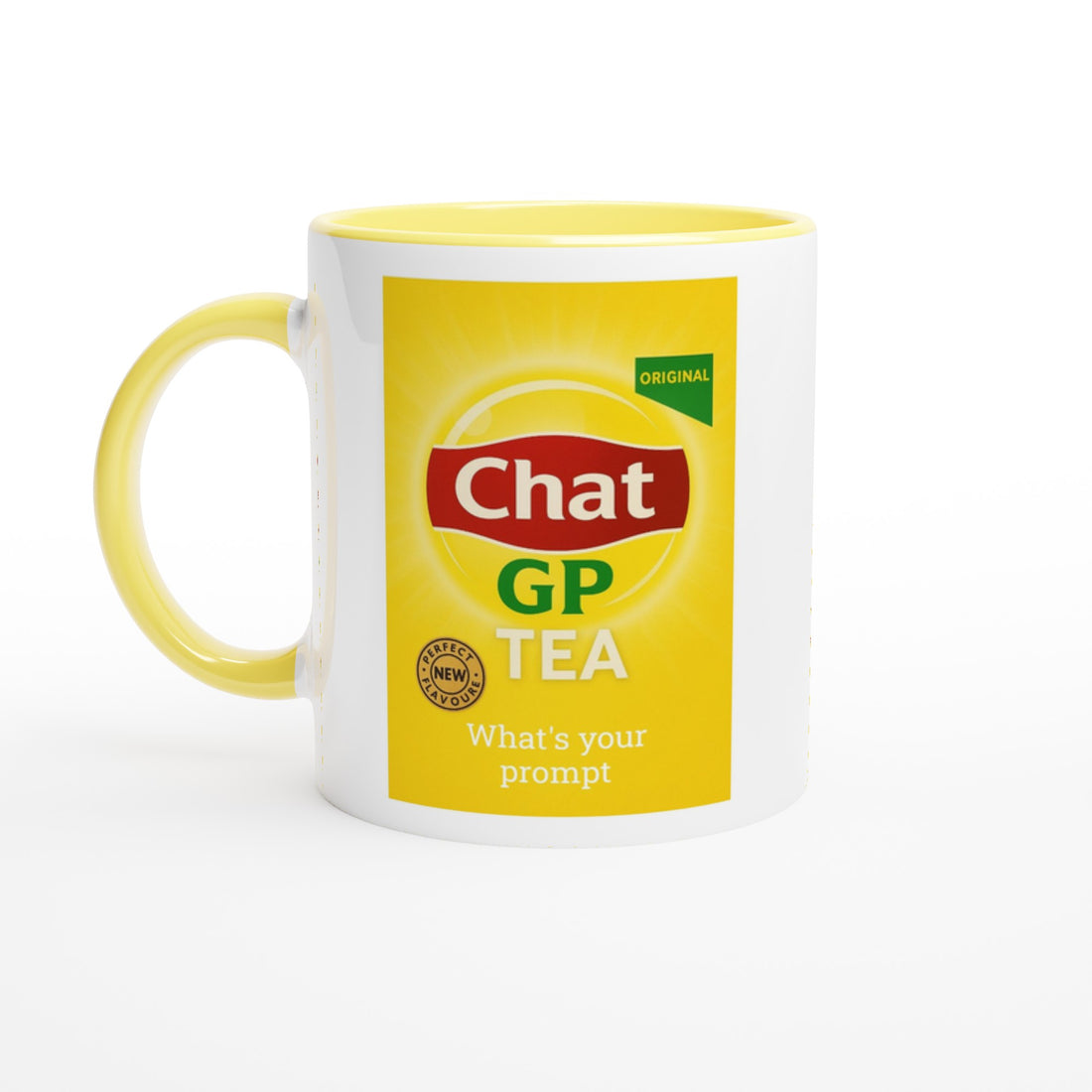 Chat GP Tea Mug - Perfect Gift for AI Lovers & ChatGPT Fans - 11oz Ceramic Coffee Cup