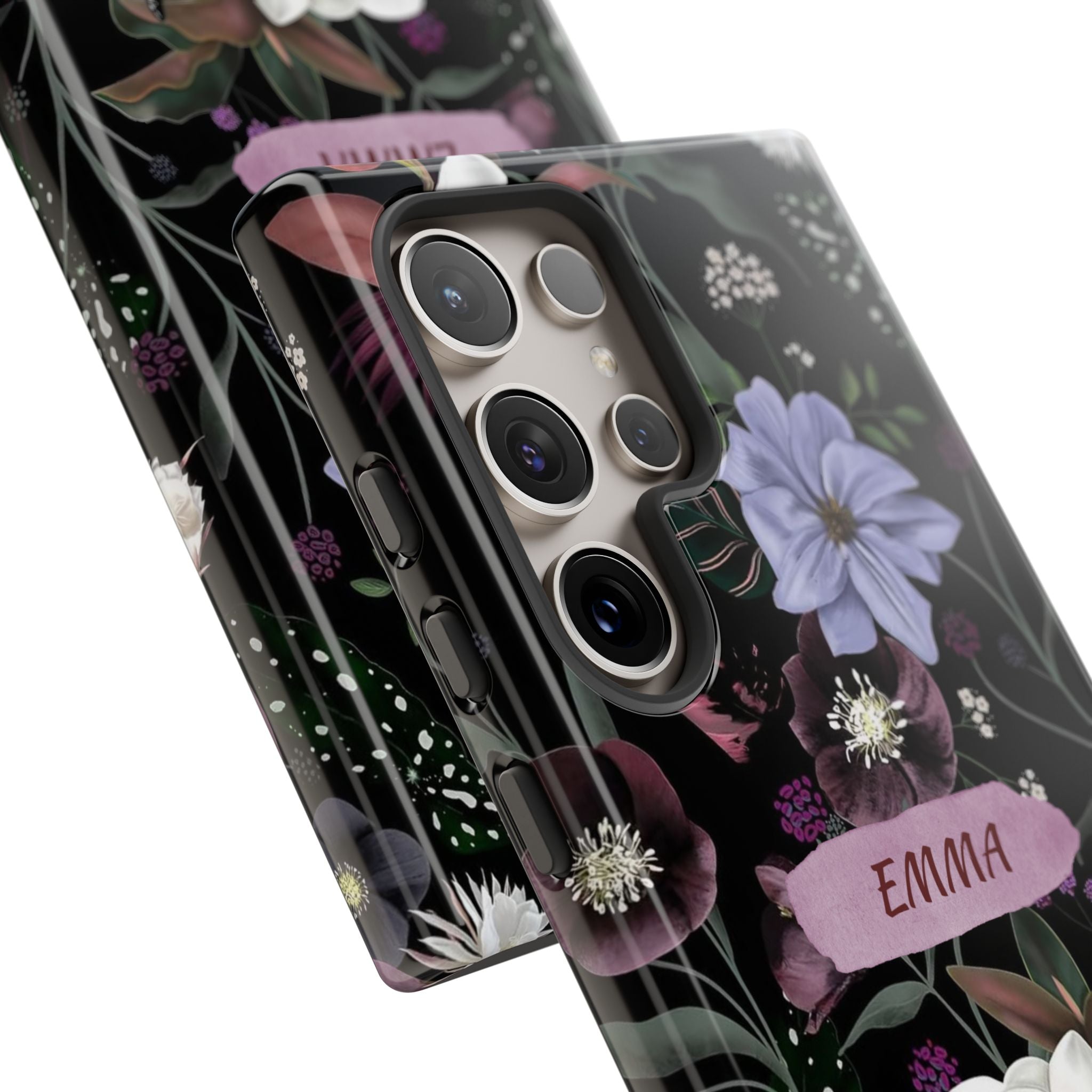 Phone Cases, Personalised Floral Pattern Ultra Plus Pro Cover, iPhone 16, 15, 14, 13+, Samsung Galaxy S23, S22, Custom Case