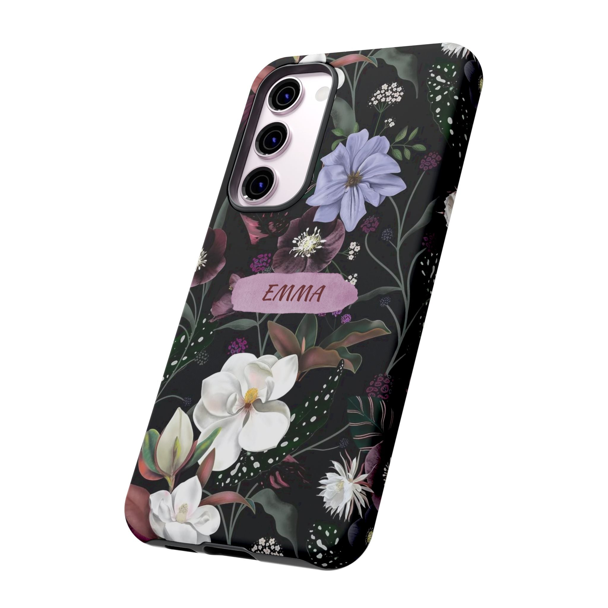 Phone Cases, Personalised Floral Pattern Ultra Plus Pro Cover, iPhone 16, 15, 14, 13+, Samsung Galaxy S23, S22, Custom Case
