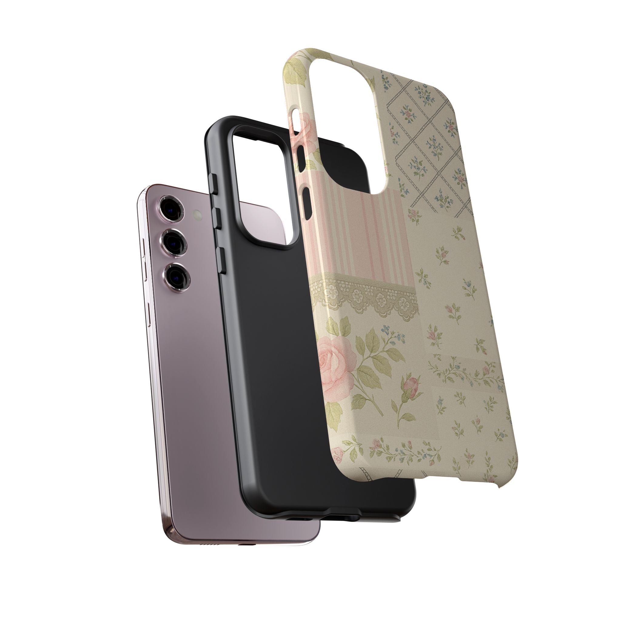 Floral Phone Case, Floral Tough Case, Protective Phone Case, Flower Case, Tough Phone Cover, Floral Tech Accessory