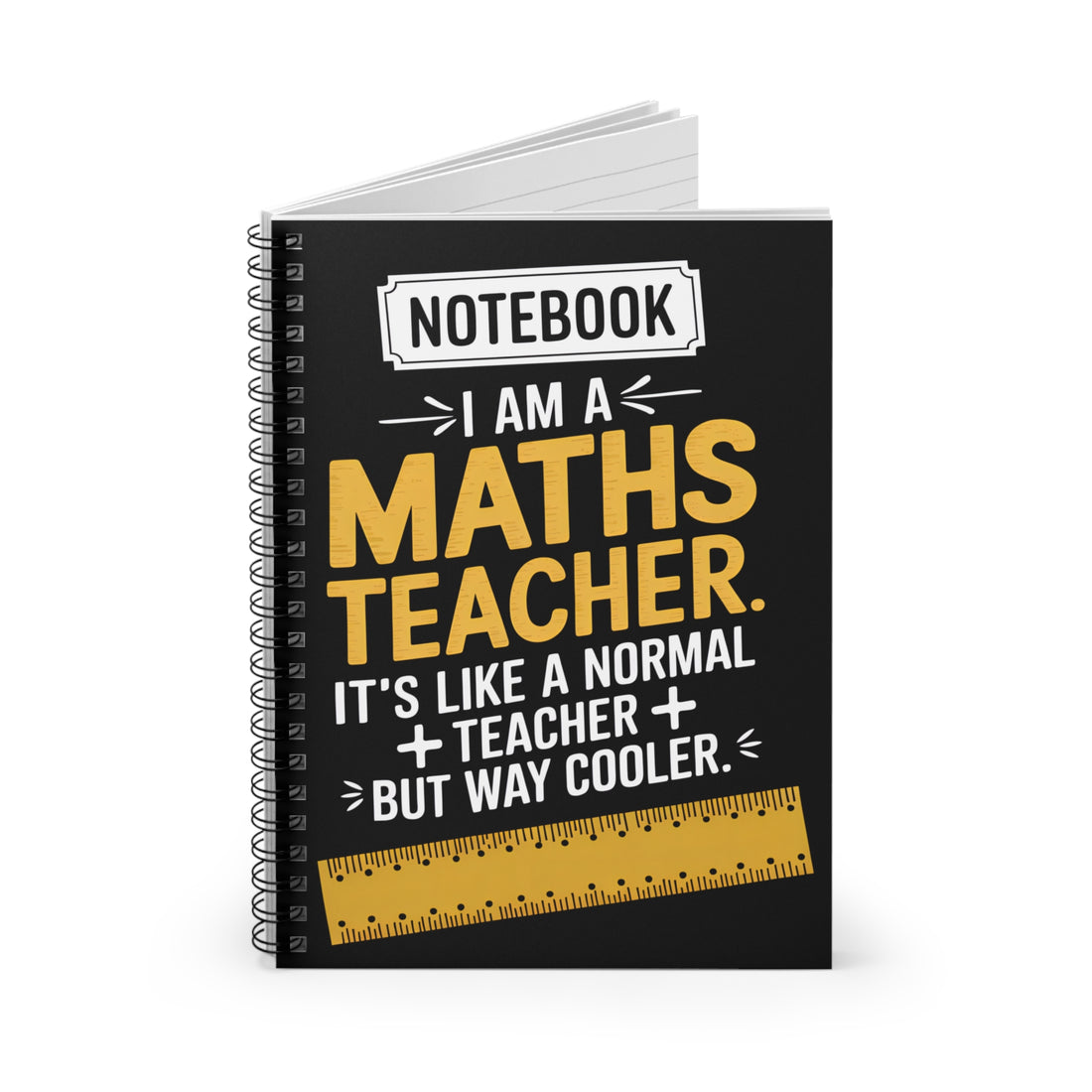 Maths Teacher Spiral Notebook - Ruled Line, Perfect Gift for Educators, Journal, Student Supplies, Back to School, Teacher Appreciation