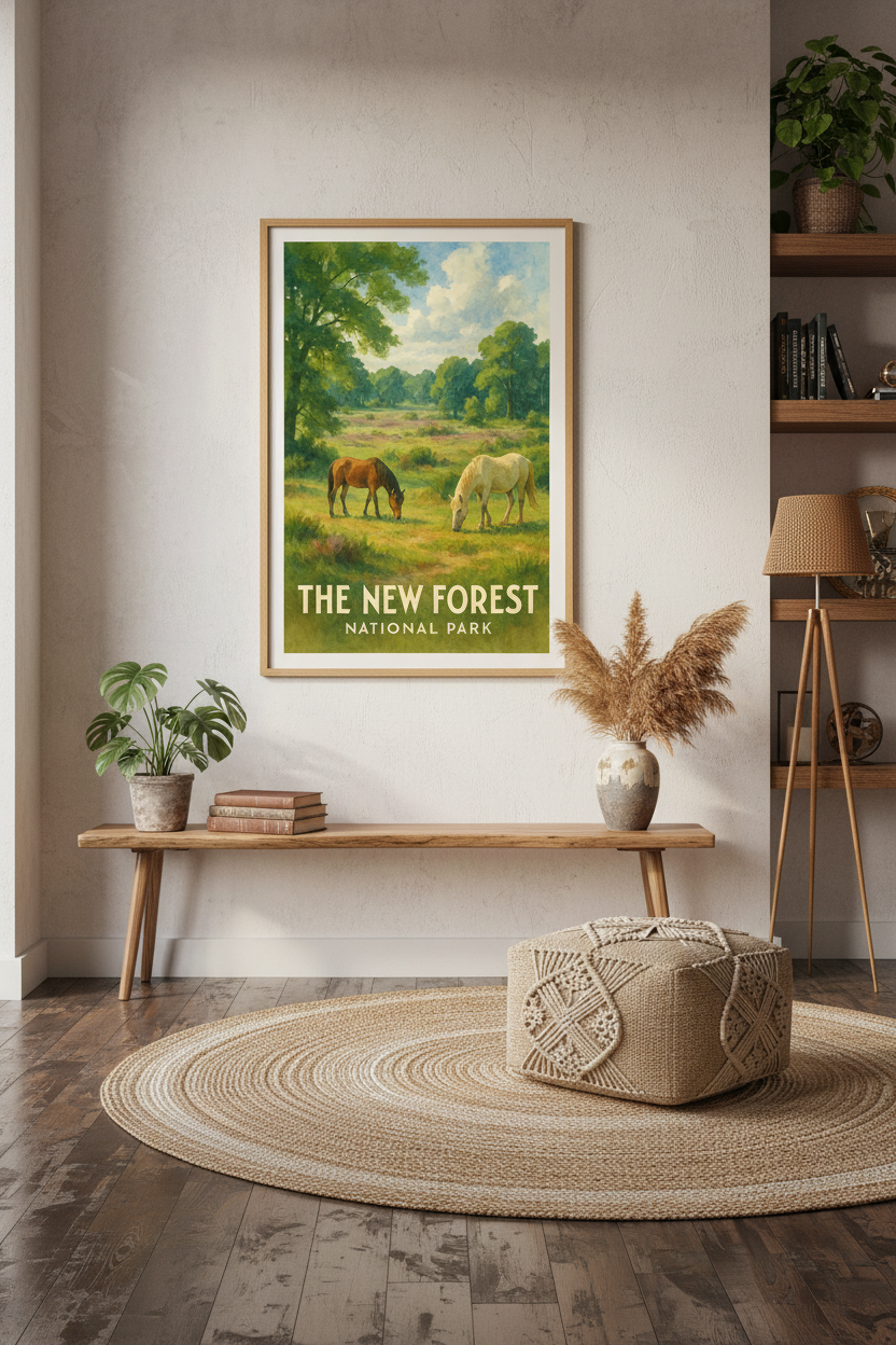 Emerald Canopy – New Forest National Park Art Print