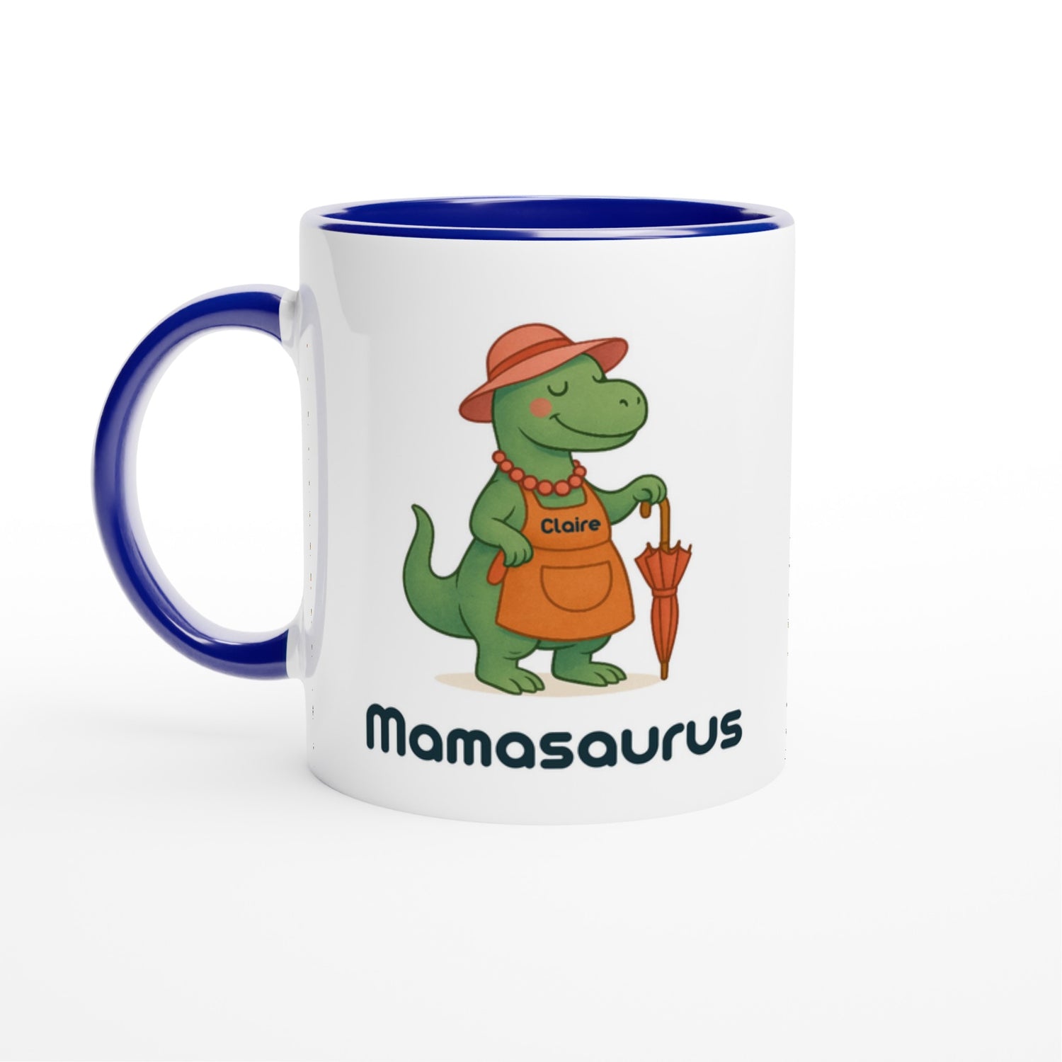 Mamasaurus Mug - Cute Dinosaur Coffee Cup - Perfect Gift for Moms