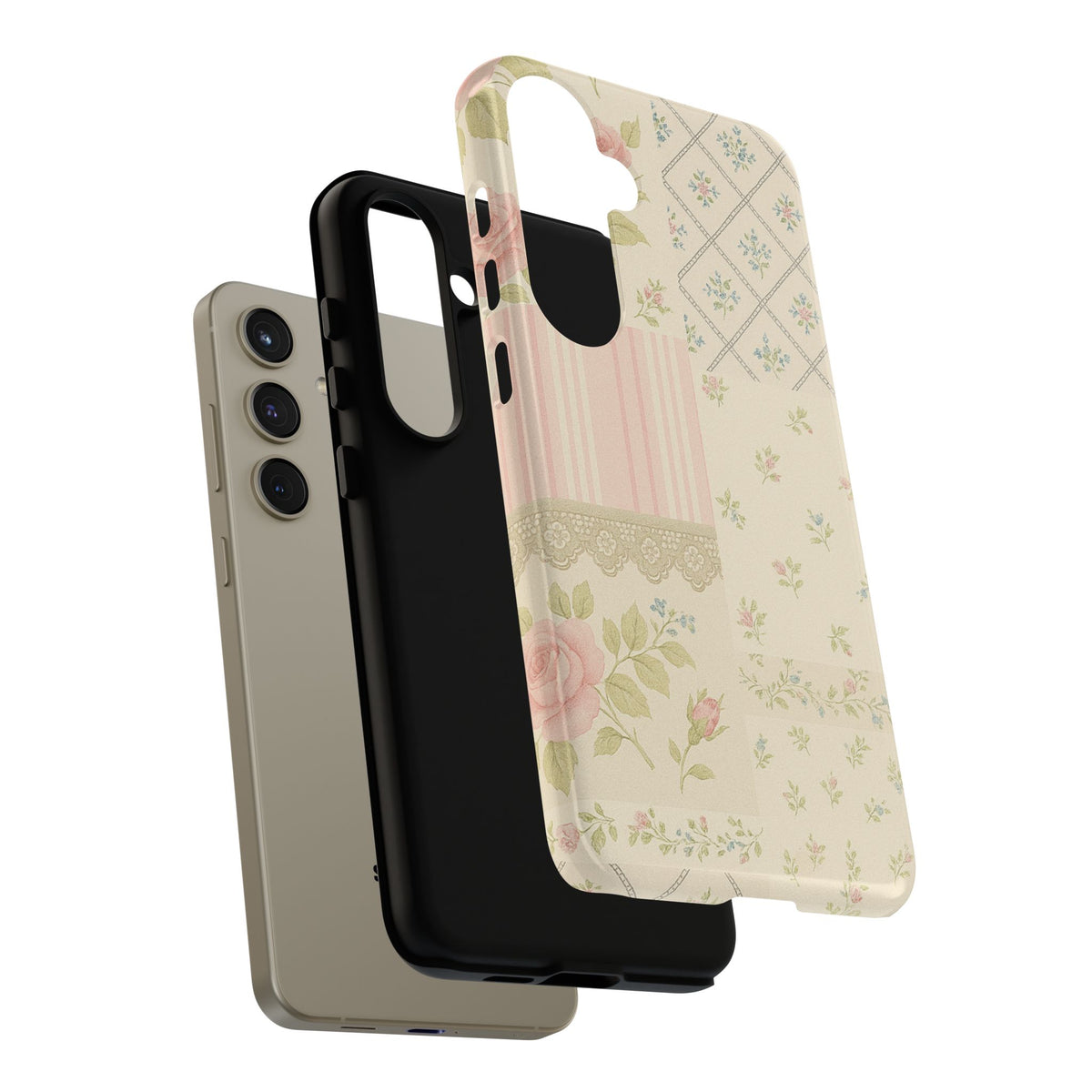 Floral Phone Case, Floral Tough Case, Protective Phone Case, Flower Case, Tough Phone Cover, Floral Tech Accessory