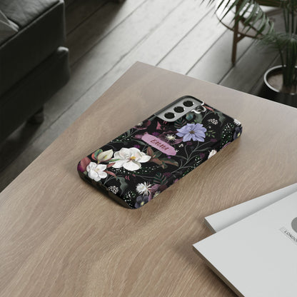 Phone Cases, Personalised Floral Pattern Ultra Plus Pro Cover, iPhone 16, 15, 14, 13+, Samsung Galaxy S23, S22, Custom Case