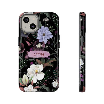 Phone Cases, Personalised Floral Pattern Ultra Plus Pro Cover, iPhone 16, 15, 14, 13+, Samsung Galaxy S23, S22, Custom Case