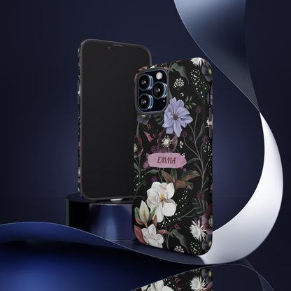 Phone Cases, Personalised Floral Pattern Ultra Plus Pro Cover, iPhone 16, 15, 14, 13+, Samsung Galaxy S23, S22, Custom Case