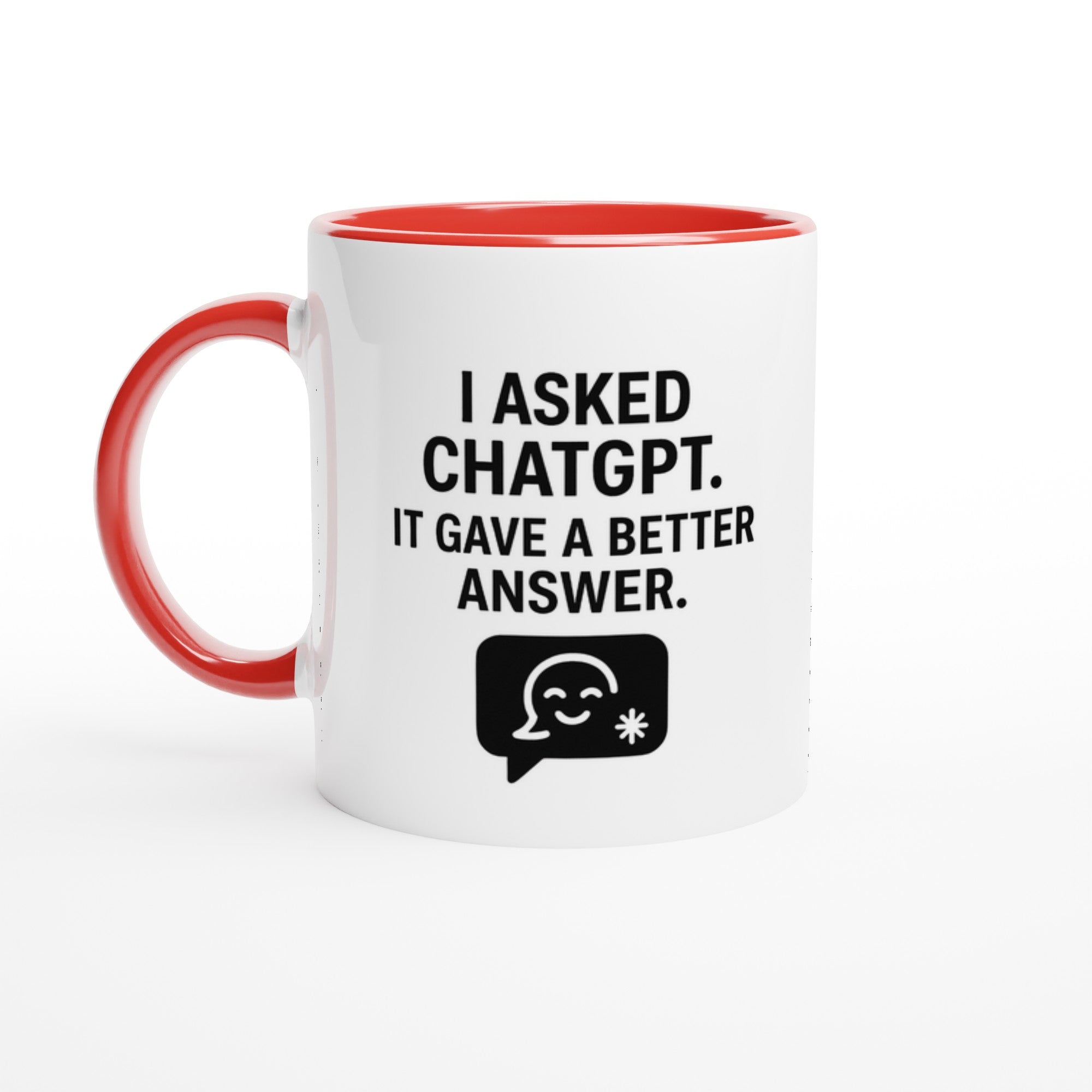 Funny ChatGPT Mug - AI Job Replacement Gift - Perfect Employee Leaving Mug Ceramic Red