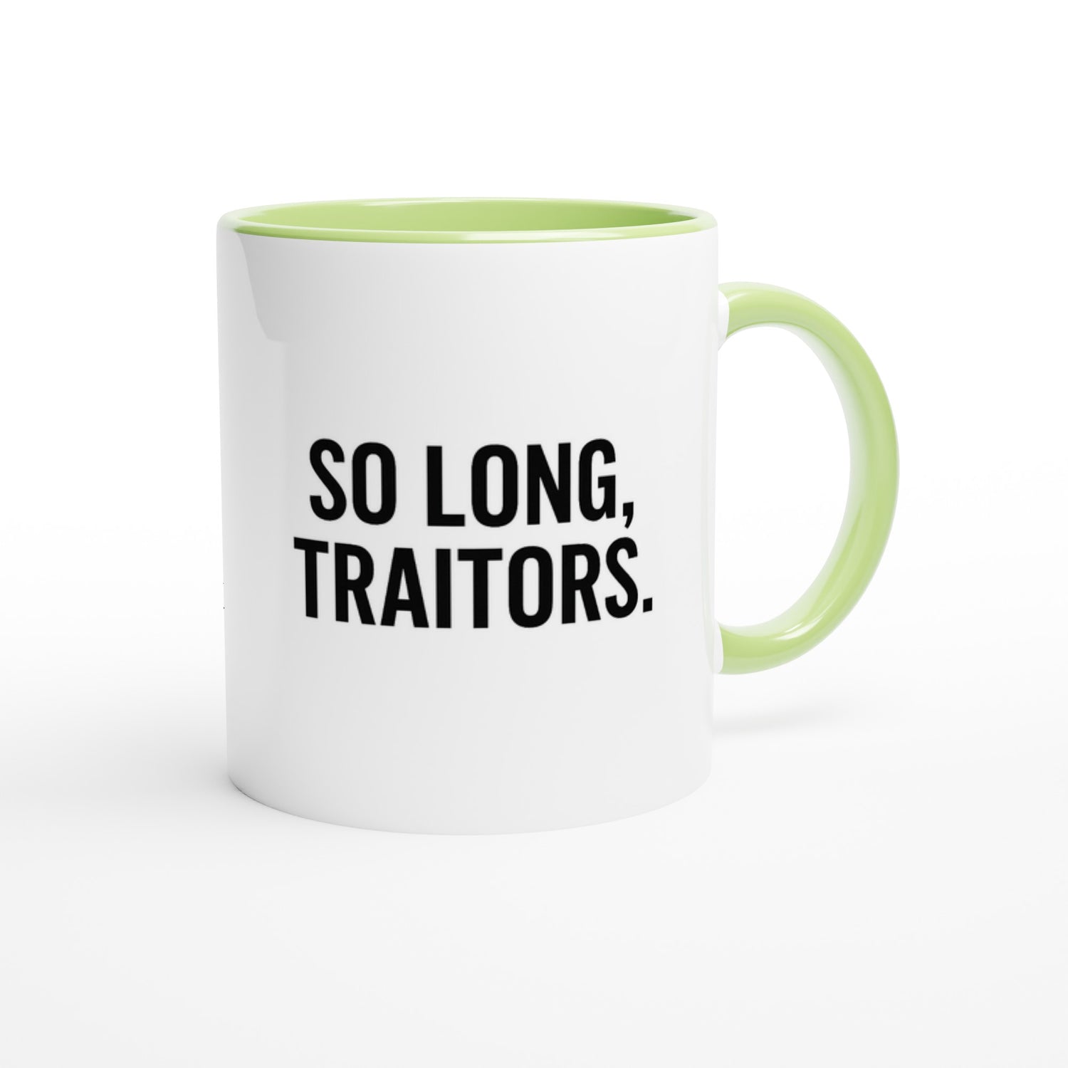 So Long, Traitors Mug - Funny Employee Leaving Gift - Ceramic Coffee Cup