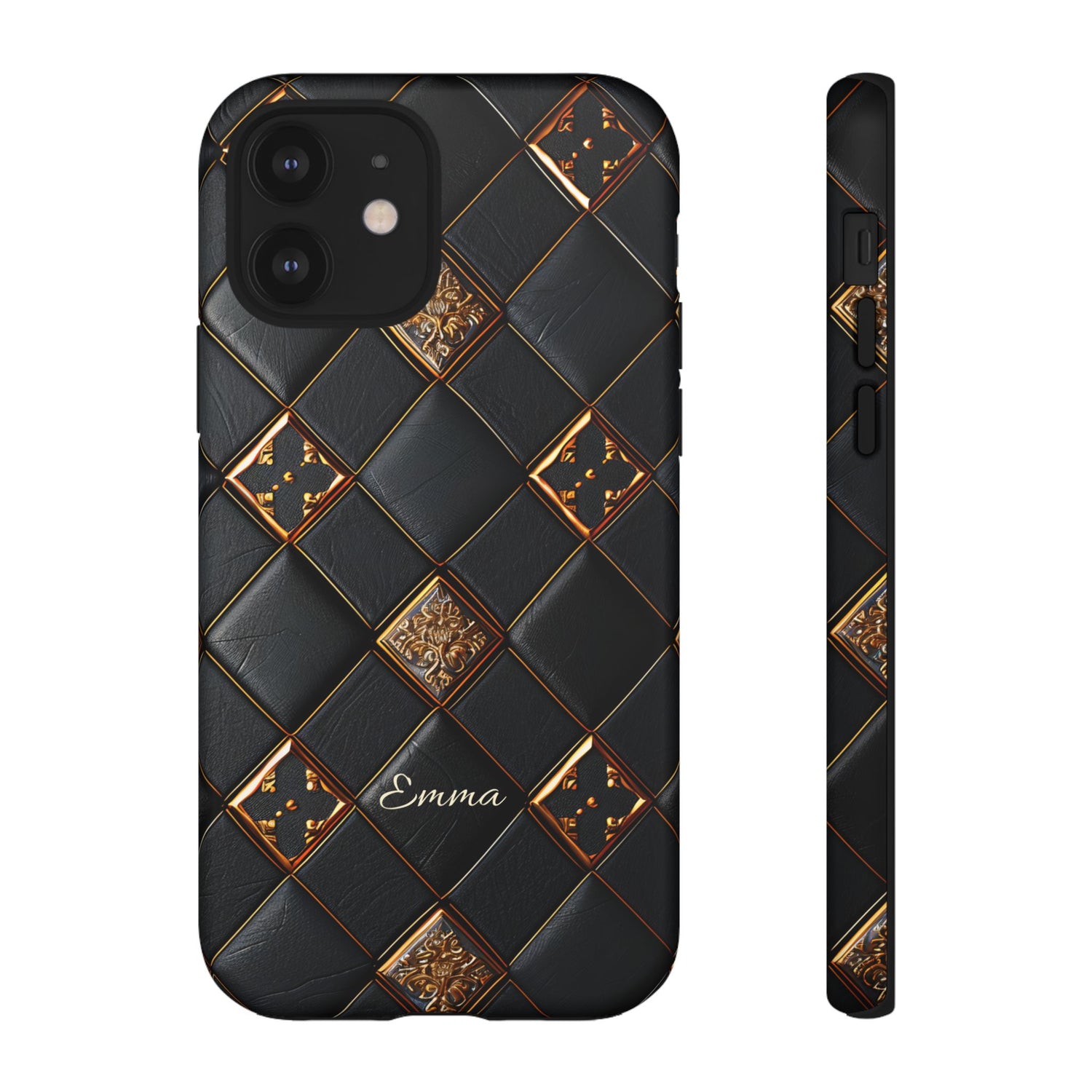 Phone Cases - Luxury Checkers Pattern Tough Cases for iPhone and Samsung Galaxy