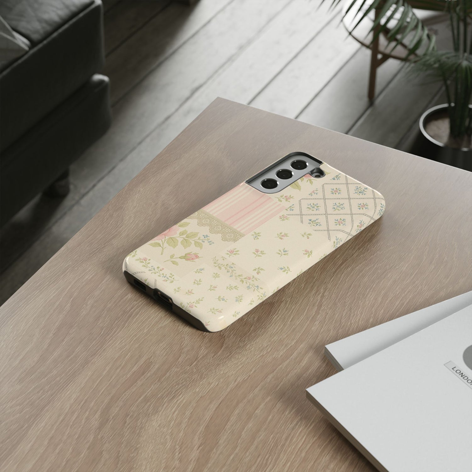 Floral Phone Case, Floral Tough Case, Protective Phone Case, Flower Case, Tough Phone Cover, Floral Tech Accessory