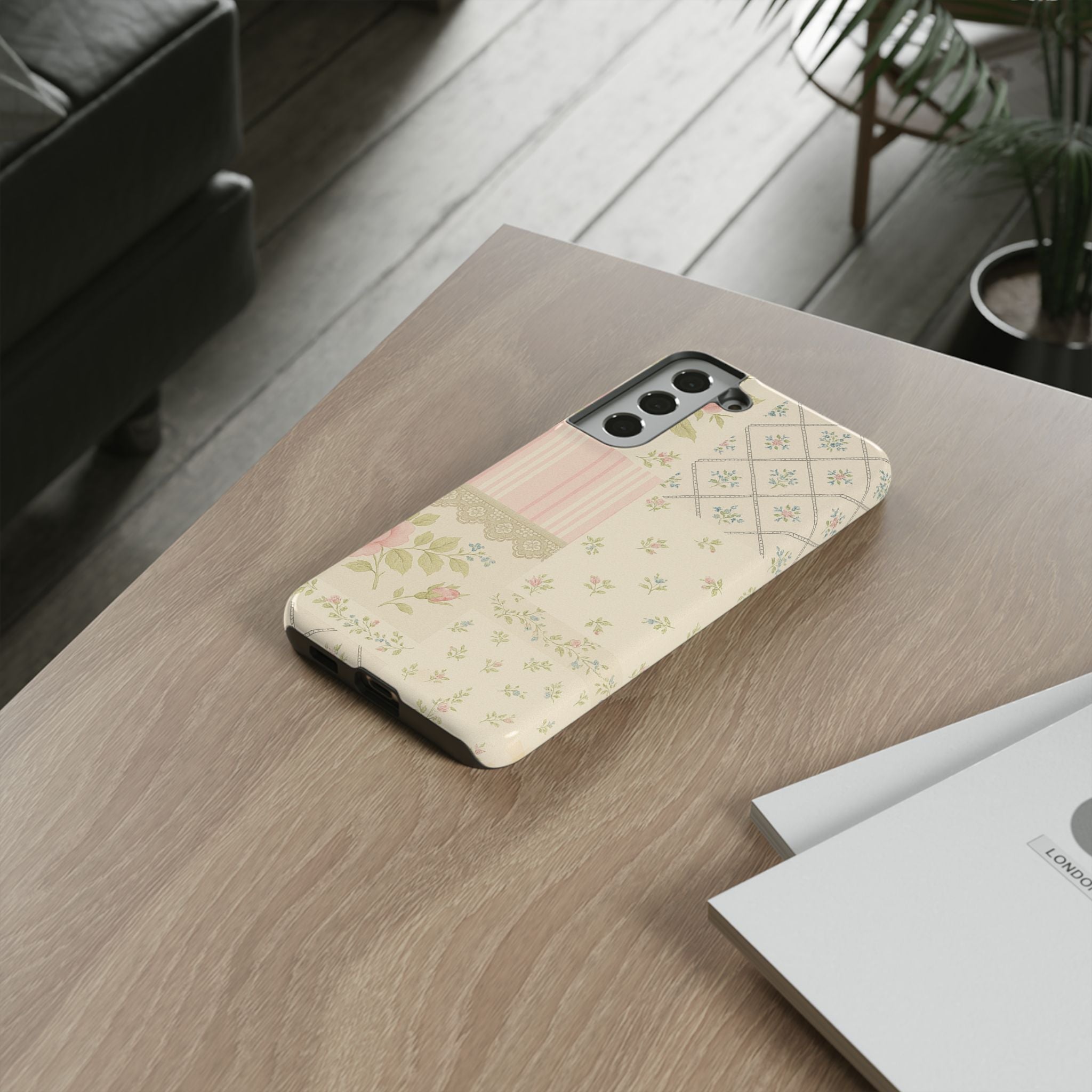 Floral Phone Case, Floral Tough Case, Protective Phone Case, Flower Case, Tough Phone Cover, Floral Tech Accessory