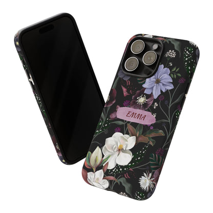 Phone Cases, Personalised Floral Pattern Ultra Plus Pro Cover, iPhone 16, 15, 14, 13+, Samsung Galaxy S23, S22, Custom Case