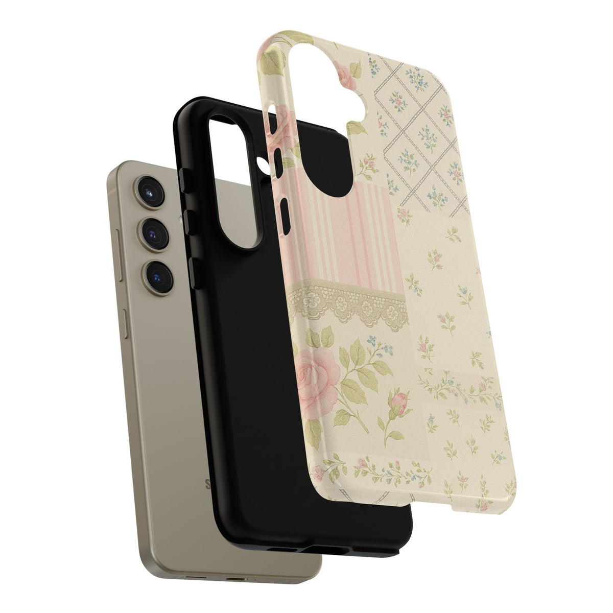 Floral Phone Case, Floral Tough Case, Protective Phone Case, Flower Case, Tough Phone Cover, Floral Tech Accessory