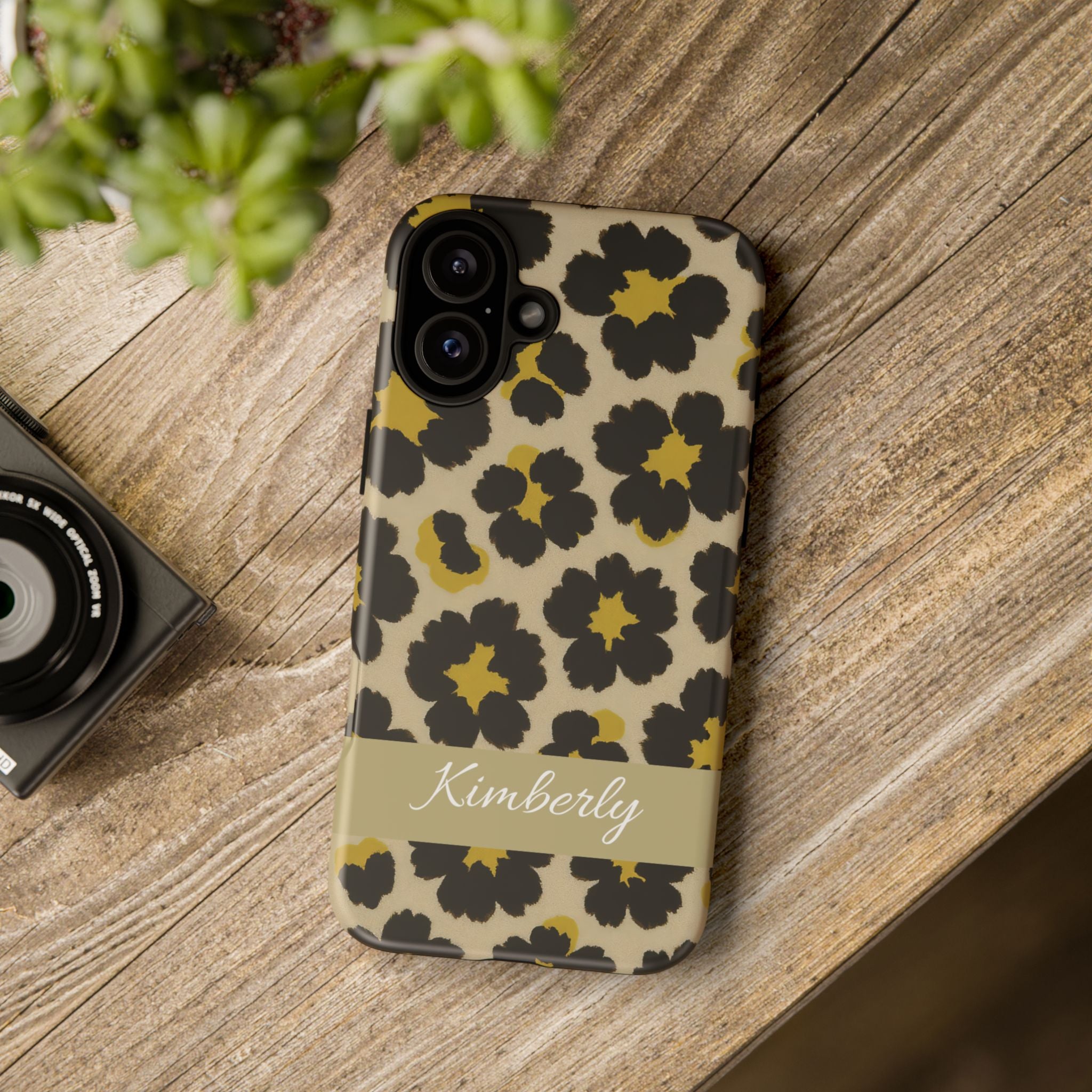 Neon Safari Bloom Phone Case - Tough Protective Cover for iPhone, Samsung &amp; Google Pixel