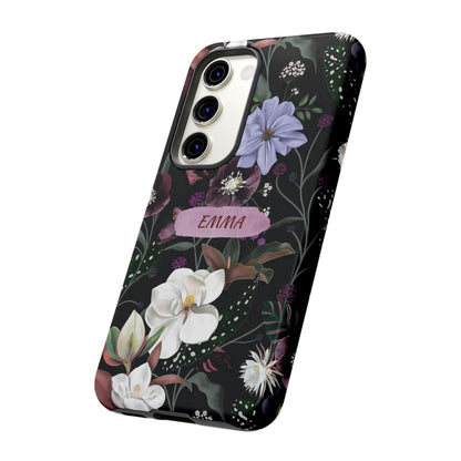 Phone Cases, Personalised Floral Pattern Ultra Plus Pro Cover, iPhone 16, 15, 14, 13+, Samsung Galaxy S23, S22, Custom Case