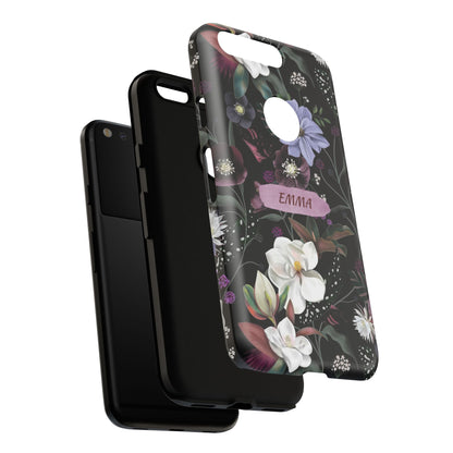 Phone Cases, Personalised Floral Pattern Ultra Plus Pro Cover, iPhone 16, 15, 14, 13+, Samsung Galaxy S23, S22, Custom Case