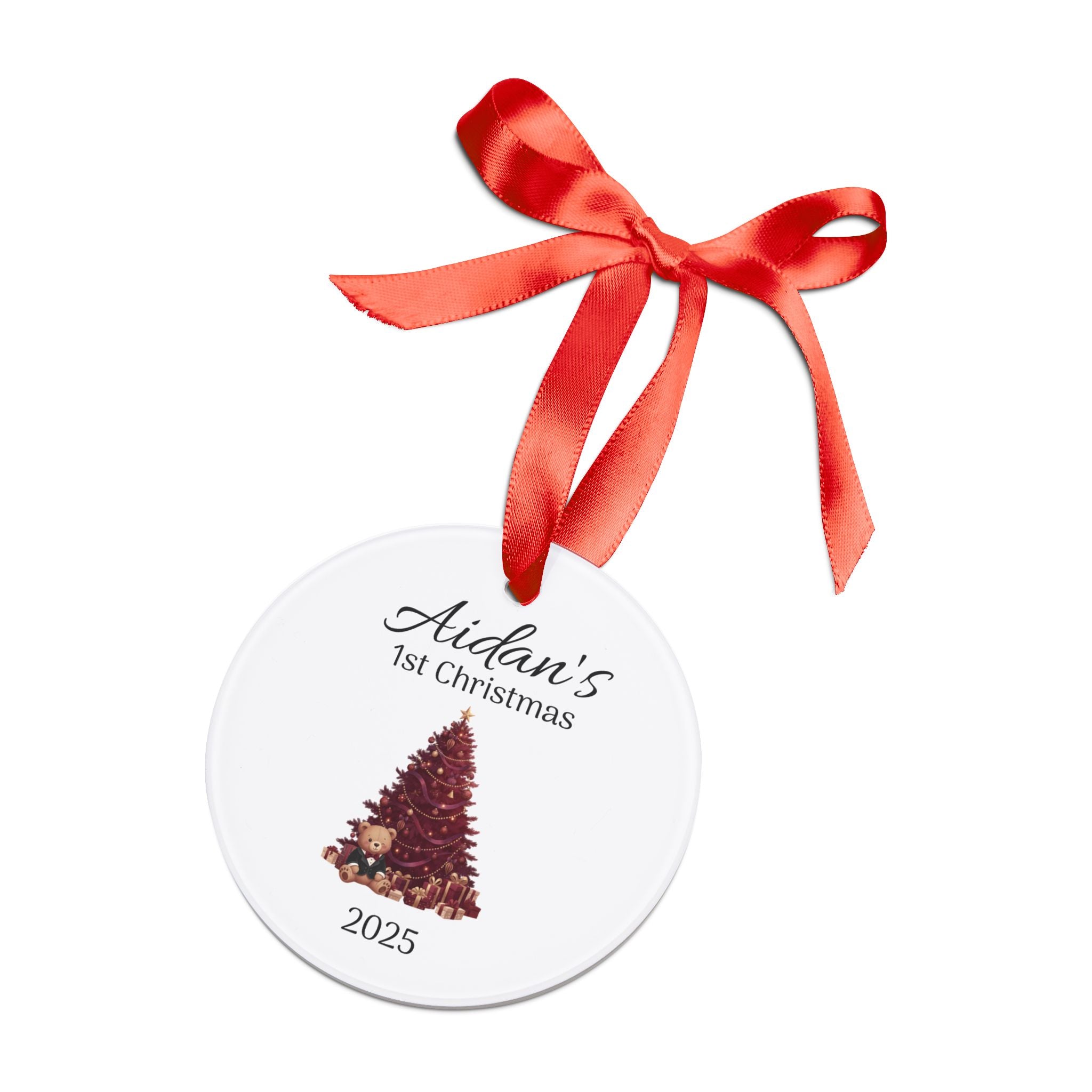 Personalized Christmas Ornament - Keepsake Decoration for Christmas Tree Decoration