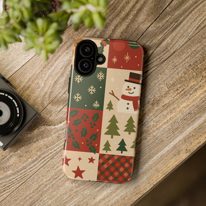 Festive Phone Case - Holiday Cheer, Christmas Gift, Winter Decor, Cute Cell Phone Cover, Seasonal Accessory, Unique Present