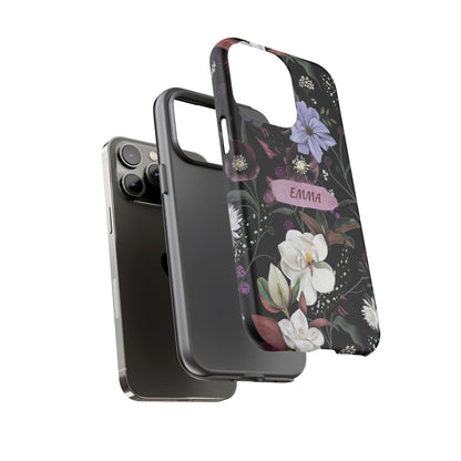 Phone Cases, Personalised Floral Pattern Ultra Plus Pro Cover, iPhone 16, 15, 14, 13+, Samsung Galaxy S23, S22, Custom Case