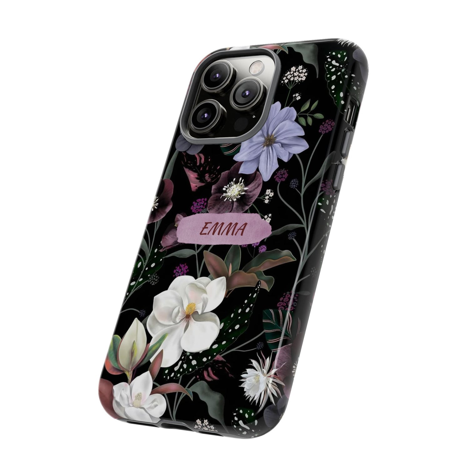 Phone Cases, Personalised Floral Pattern Ultra Plus Pro Cover, iPhone 16, 15, 14, 13+, Samsung Galaxy S23, S22, Custom Case