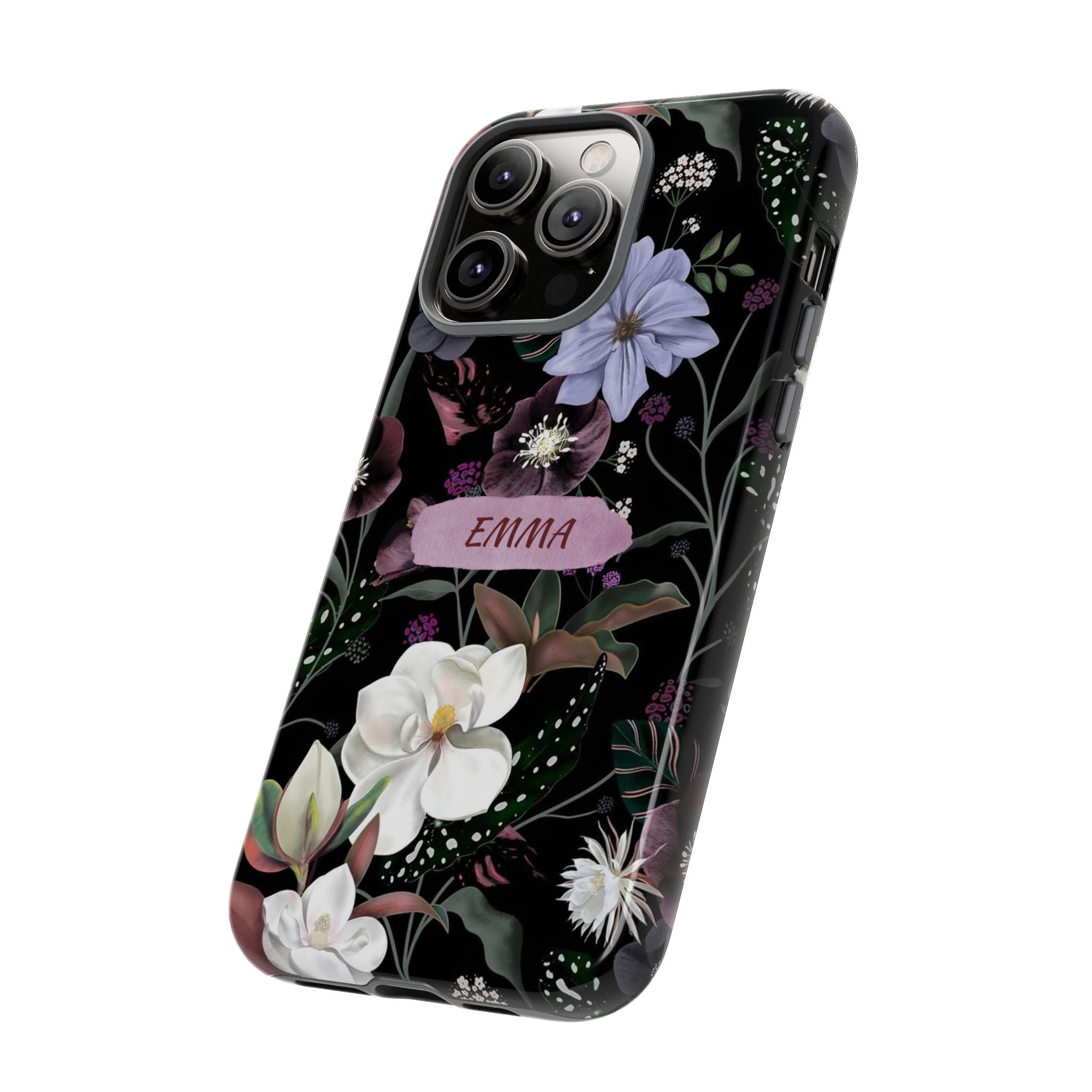 Phone Cases, Personalised Floral Pattern Ultra Plus Pro Cover, iPhone 16, 15, 14, 13+, Samsung Galaxy S23, S22, Custom Case