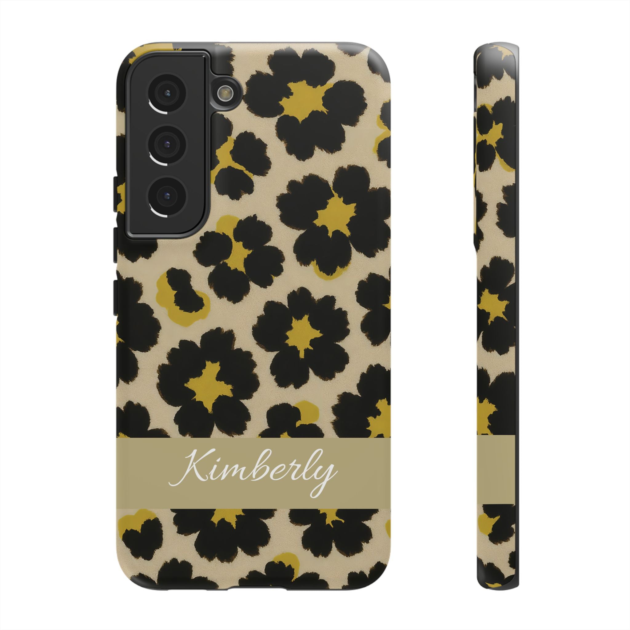 Neon Safari Bloom Phone Case - Tough Protective Cover for iPhone, Samsung &amp; Google Pixel Samsung Galaxy S22 Matte