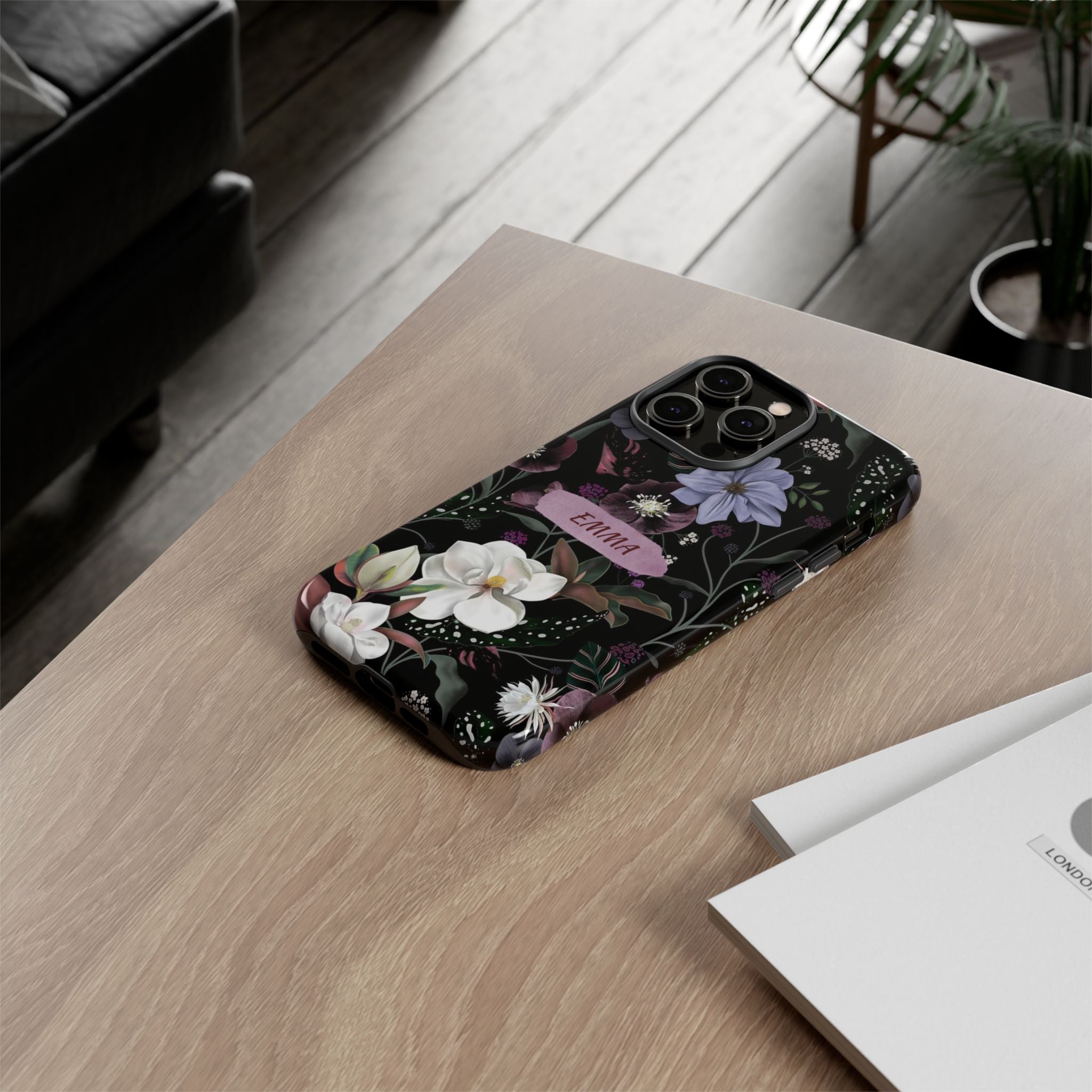 Phone Cases, Personalised Floral Pattern Ultra Plus Pro Cover, iPhone 16, 15, 14, 13+, Samsung Galaxy S23, S22, Custom Case