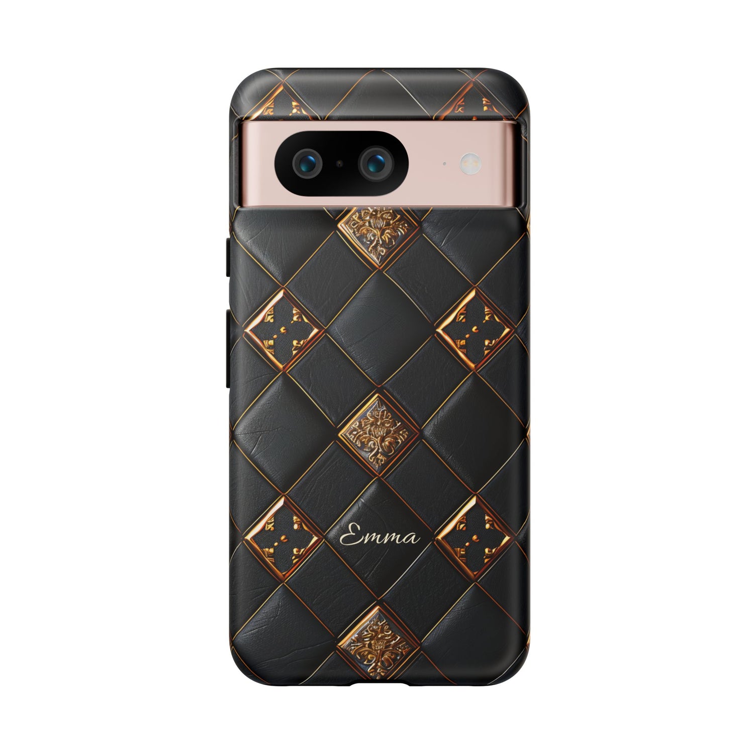 Phone Cases - Luxury Checkers Pattern Tough Cases for iPhone and Samsung Galaxy