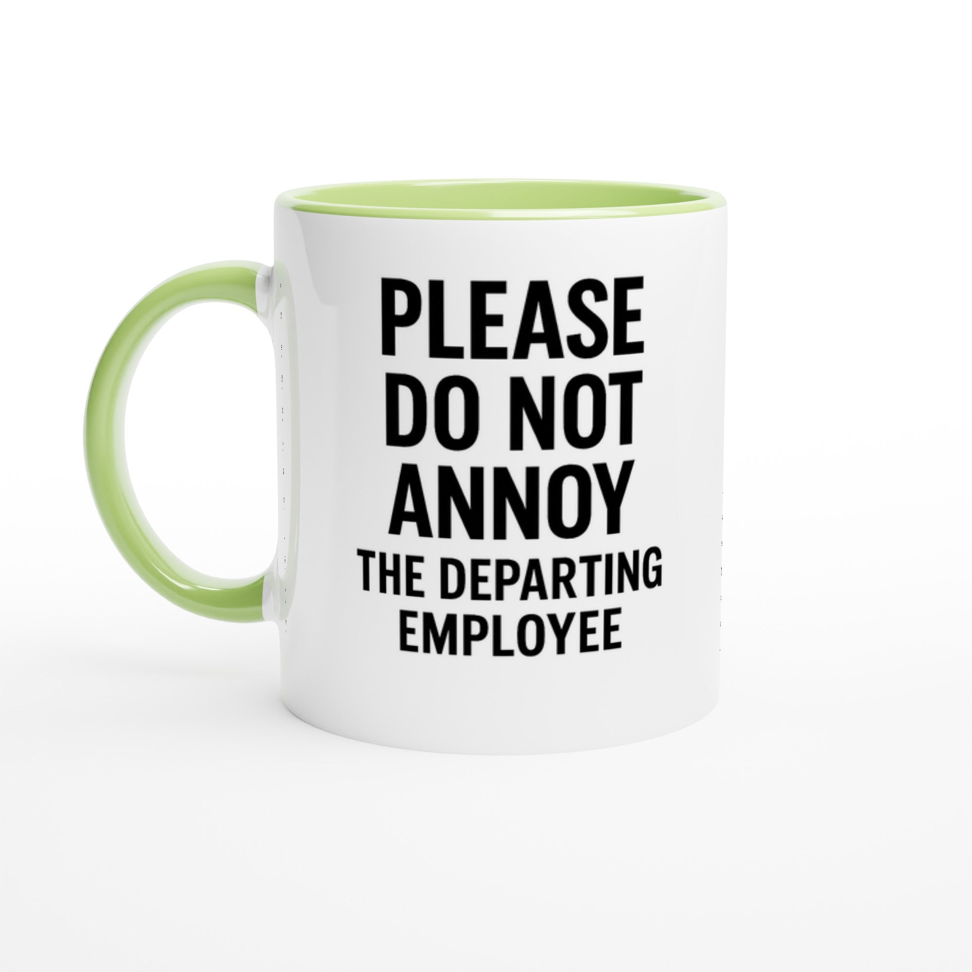 Funny Employee Mug - Please Do Not Annoy - Perfect Gift for Coworkers! Ceramic Green