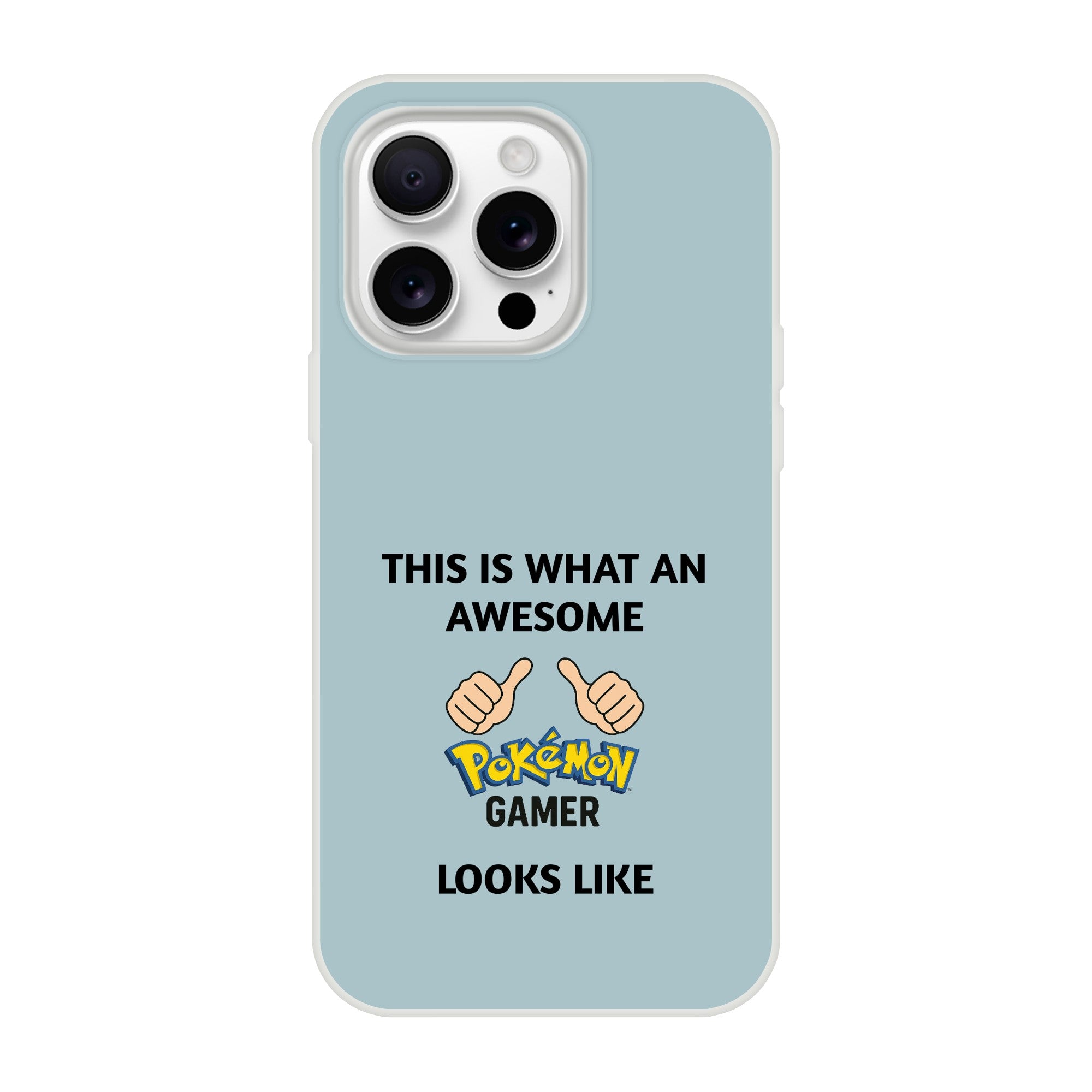 Awesome Pokémon Gamer iPhone Case - Cute &amp; Funny Flexi Case iPhone 16 Pro Max
