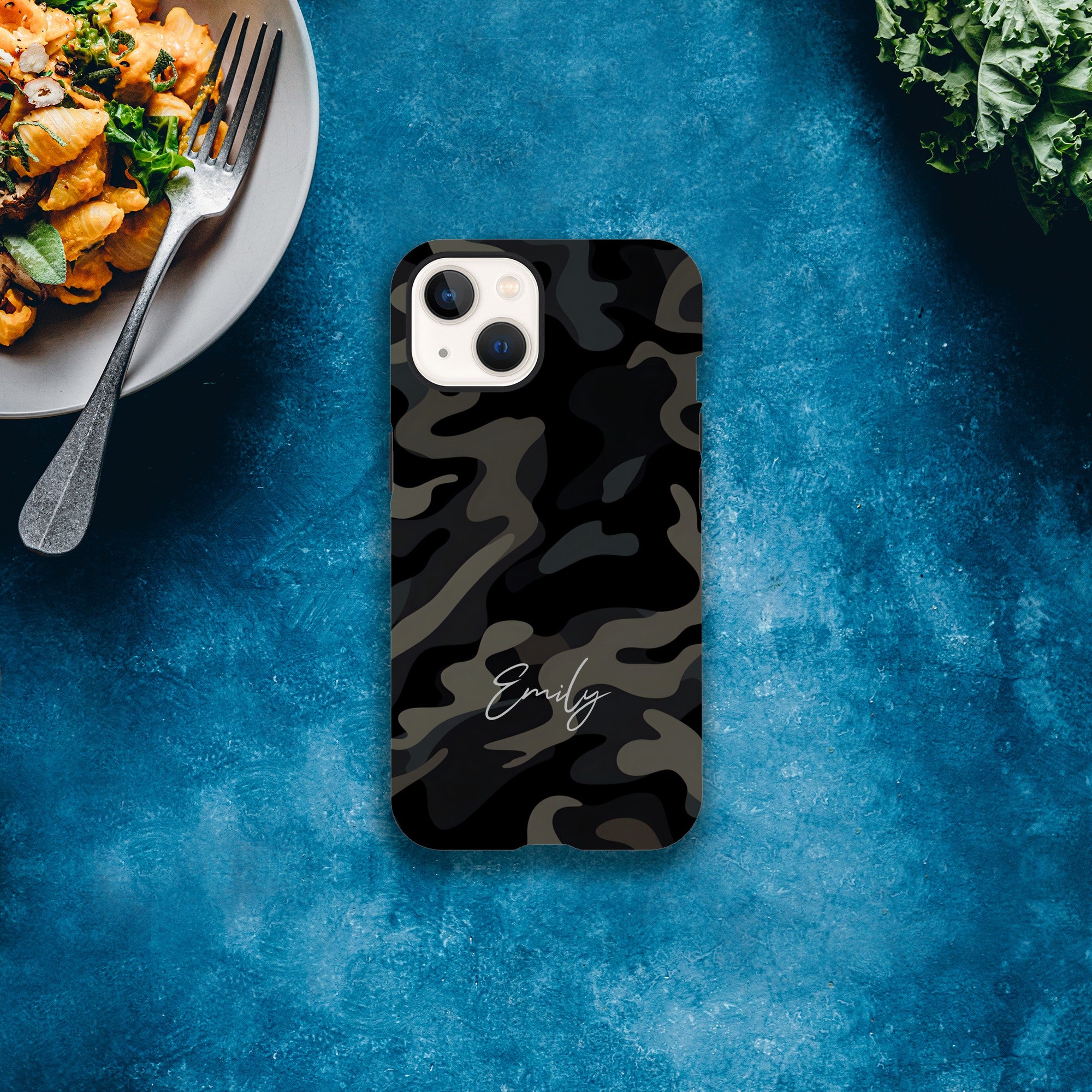 Personalized Camouflage iPhone Case - Tough Double-Layered Protection Cover iPhone 13