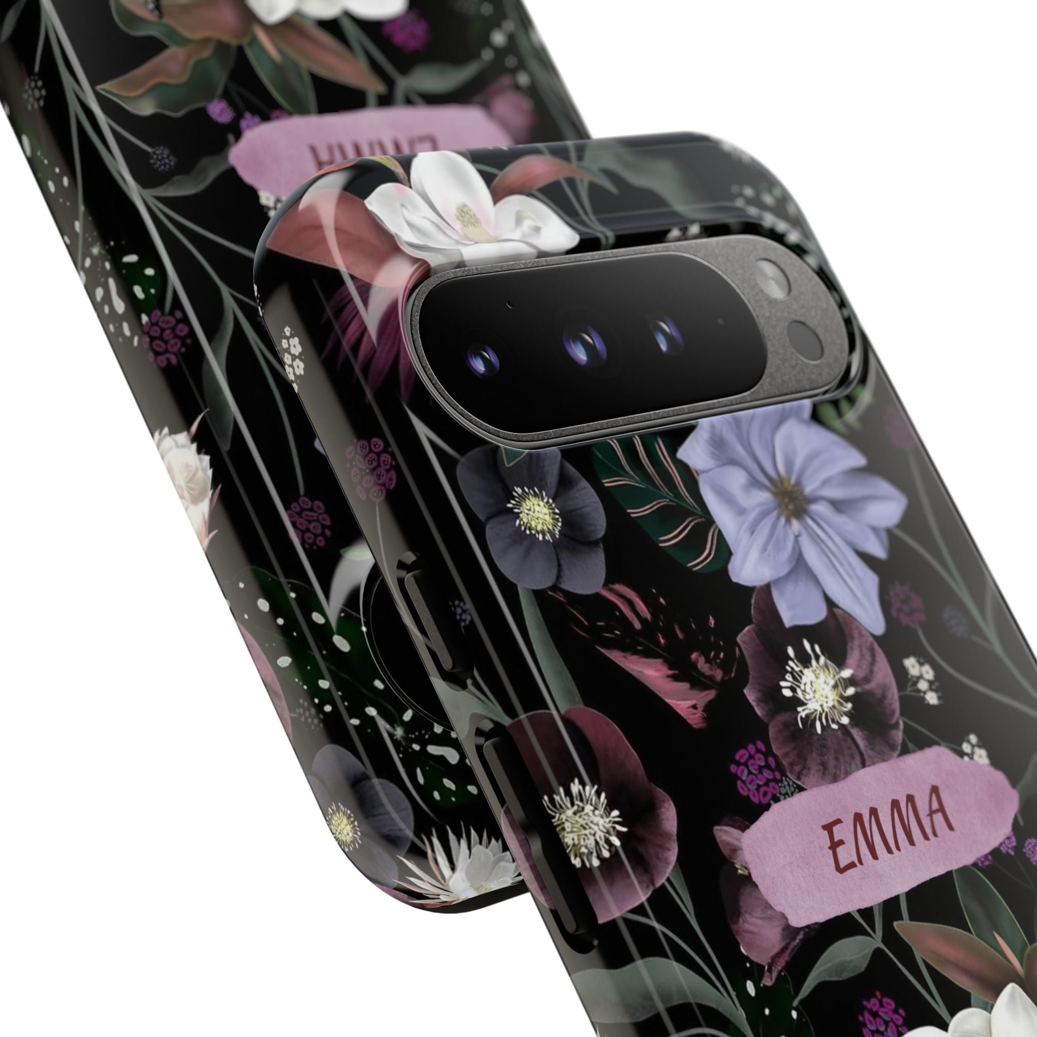 Phone Cases, Personalised Floral Pattern Ultra Plus Pro Cover, iPhone 16, 15, 14, 13+, Samsung Galaxy S23, S22, Custom Case