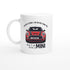 Cool Mini Cooper Mug - Funny Custom Car Gift - 11oz Ceramic Coffee Cup Ceramic White