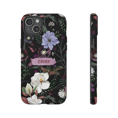 Phone Cases, Personalised Floral Pattern Ultra Plus Pro Cover, iPhone 16, 15, 14, 13+, Samsung Galaxy S23, S22, Custom Case