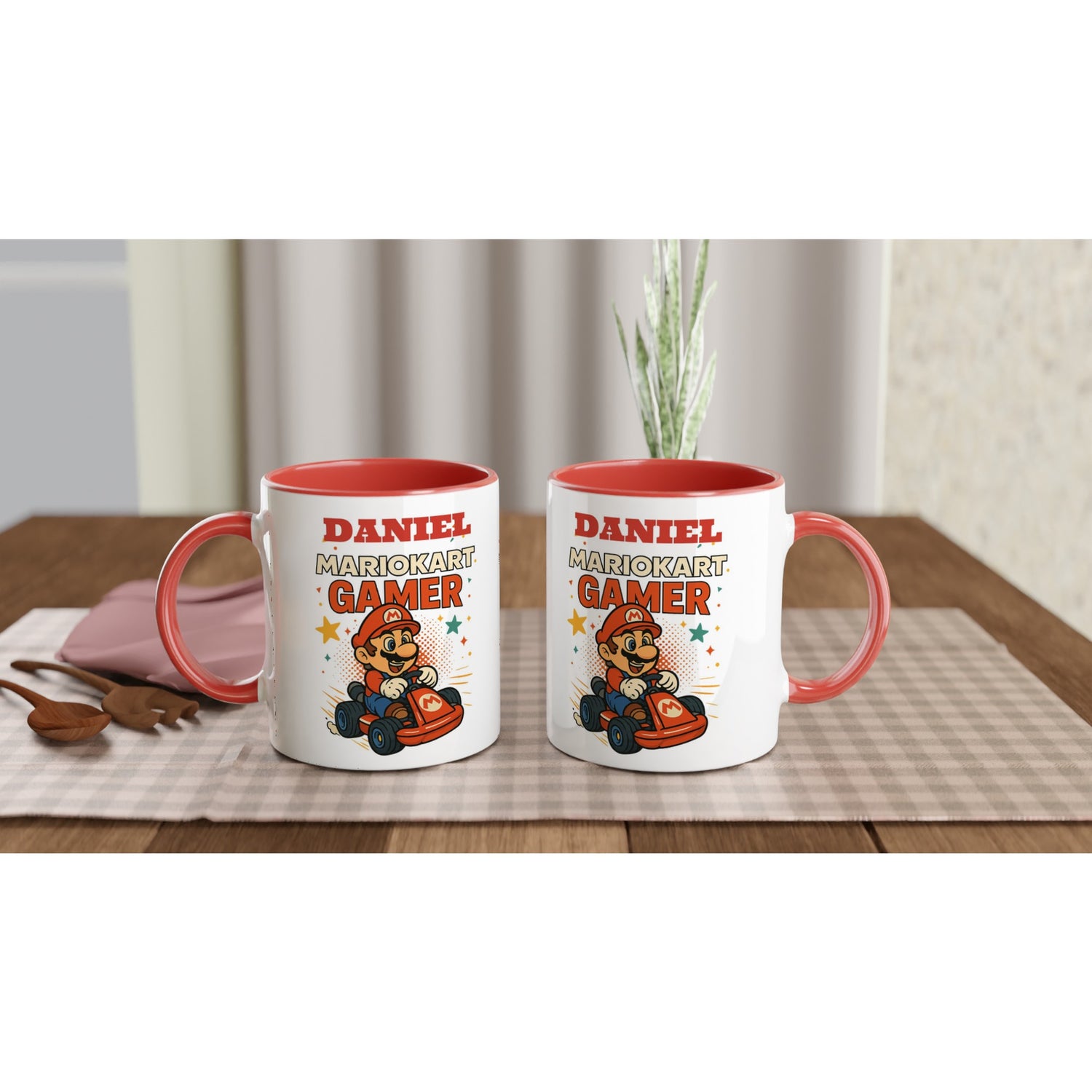 Custom Mario Kart Gamer Mug – Funny Gift for Gamers – 11oz Coffee Cup