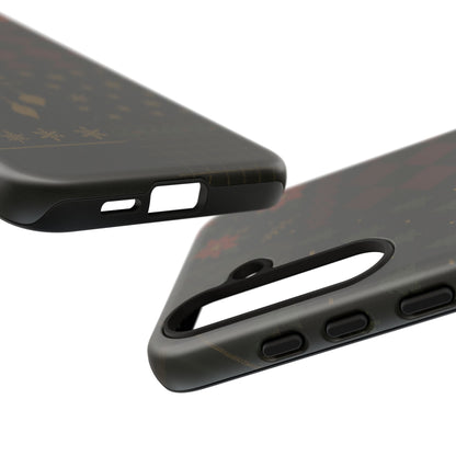Black Luxury Phone Case for Christmas Festive Season - Tough design