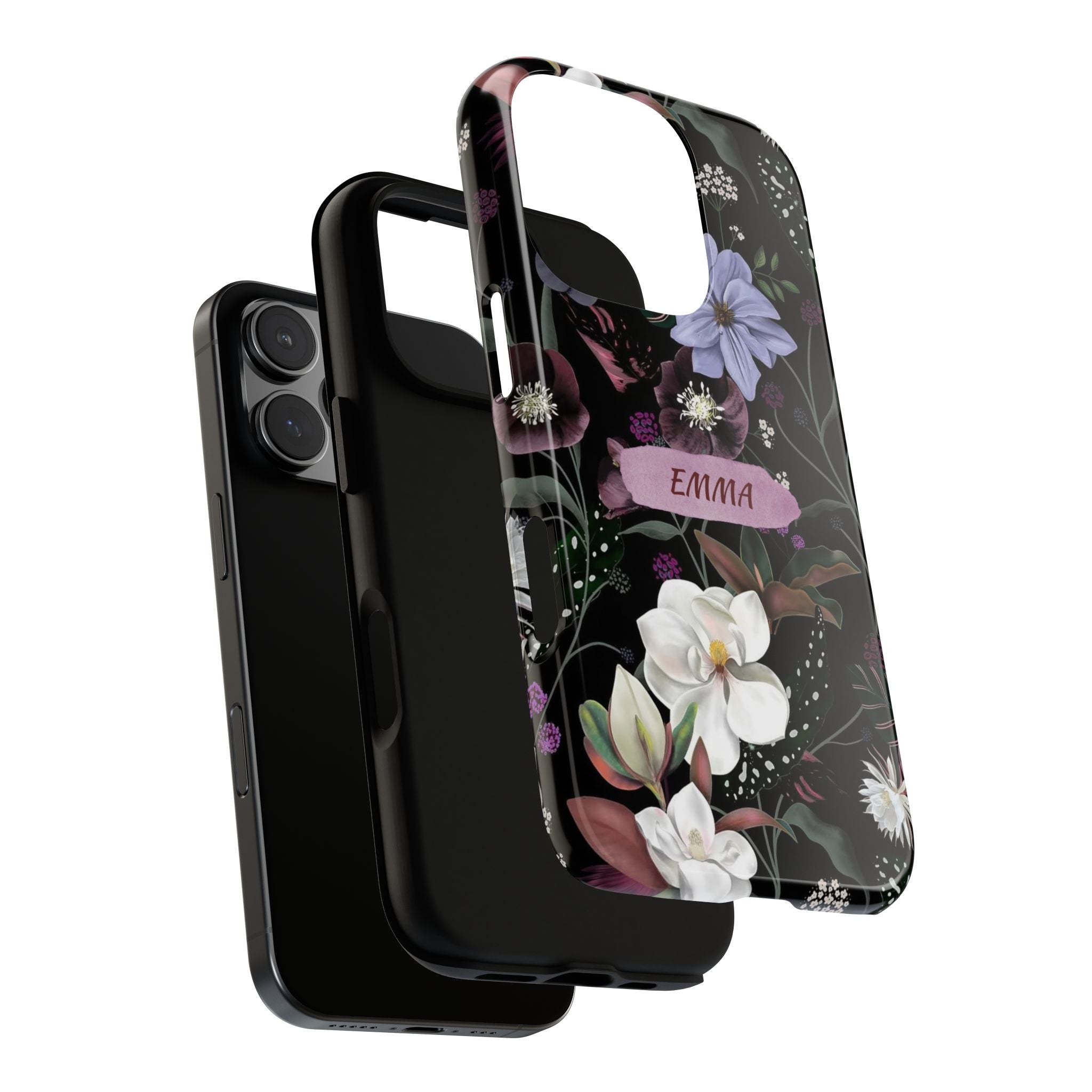 Phone Cases, Personalised Floral Pattern Ultra Plus Pro Cover, iPhone 16, 15, 14, 13+, Samsung Galaxy S23, S22, Custom Case