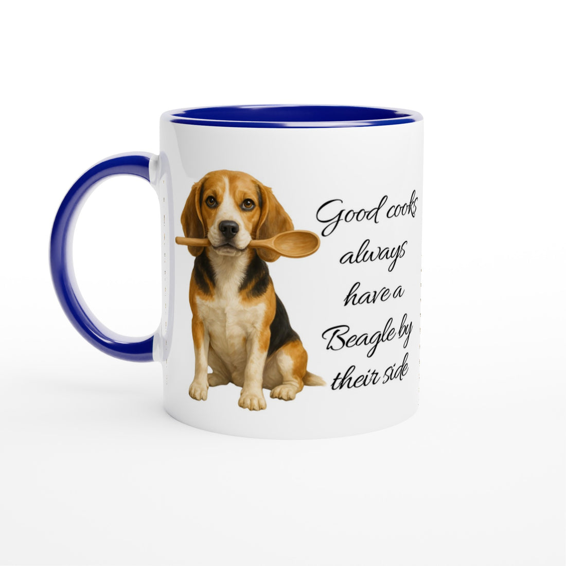 Good Cooks Always Have a Beagle Mug - 11oz Ceramic Gift for Dog Lovers Ceramic Blue