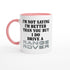 Funny Range Rover Mug – 11oz Luxury Car Driver Gift, Bold Statement Coffee Cup, Range Rover Lover Gift for Him or Her Ceramic Pink