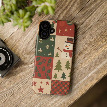 Festive Phone Case - Holiday Cheer, Christmas Gift, Winter Decor, Cute Cell Phone Cover, Seasonal Accessory, Unique Present